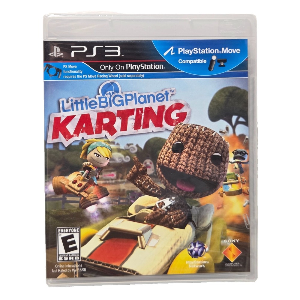 Little Big Planet Karting Interactive Game Sony PS3 NEW FACTORY SEALED